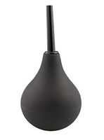1Pcs Silicone Enema Bulb - Soft Safe and Comfortable Intestinal Cleanser Vaginal Washing Anal Medical Douche for Men and Women Black (160ML/5.3oz)