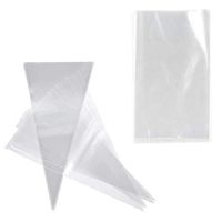 dailymall 150Pc Transparent Clear Cellophane Bags Open Top Lollipop Baking Package Bag