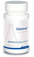 Biotics Research Gluterase® – Dietary Enzymes for Digesting Gluten, Specialized Enzyme Preparation, Tolerase®, Gut-Supportive Nutrients, Okra, Marshmallow, Vitamin U Complex. 60 Tablets.