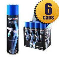 6 Cans of Neon 7X Ultra Refined Butane with Free Mini Lighter