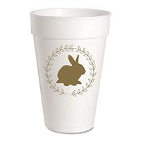 Easter Bunny Party Cups - Styrofoam 16oz 10 Pack
