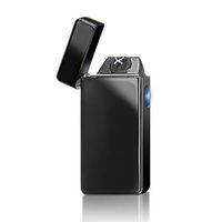 USB Lighter Dual Arc Rechargeable Flameless Windproof Electric Plasma