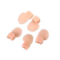 SUPVOX Pinky Toe Protector Pinky Toe Separators Spacers 10pcs (Nude Color)