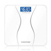 Precision Bathroom Scales Body Smart Electric Digital Weight Home Health Balance Toughened Glass LCD Display 180Kg/50G,White
