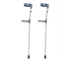 ZWH-Walking Cane Ruddle Arm Crutches Thickened Aluminum Alloy Non-Slip Adjustable Height Cane Armpit (Size : A)