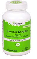 Vitacost Lactase Enzyme 10,350 FCC Units - 693 mg - 100 Capsules