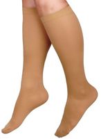 Curad MDS1700FTH Knee-High Compression Hosiery, 15-20 mmHg