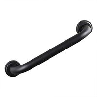 Byrhgood Bathroom Handrail Safety Handrail Toilet Non-Slip Handle Black Stainless Steel for The Elderly (Color : Black, Size : 40CM)