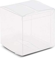 Juvale Clear Gift Boxes for Party Favors, Weddings (50 Pack) 2 inch