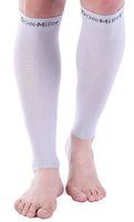 Doc Miller Calf Compression Sleeves 1 Pair 30-40mmHg Edema (Gray, XXL)