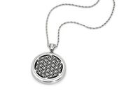 Unisex Essential Oil Diffuser Necklace – Aromatherapy Jewelry - Hypoallergenic 316L Surgical Grade Stainless Steel, 24” Rope Chain + 9 Washable Insert Pads