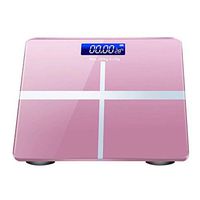 KONGZIR Weighing Scale Bathroom Scale, Digital Human Weight Mi Scales, LCD Display, Body Index Electronic Smart Weighing Scales, 180Kg, Pink