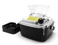 Cigarette Rolling Machine Electric Cigarette Injector Machine Automatic Tobacco Roller Machine C91(Silver Black)