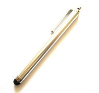 Stylus Soft Touch Pen for DELL LATITUDE XT TABLET PC Touch Screen LCD Silver Metal Black Rubber Shirt Clip