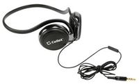 Cellet Stereo Sports Headphones with Hands Free Microphone Black Compatible with Motorola Droid Pro