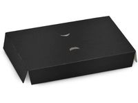 Black Embossed Gift Card Insert Holders 5-5/16x3-13/32x13/16" (2 Packs; 50 Inserts Per Pack) - WRAPS-14GCIB