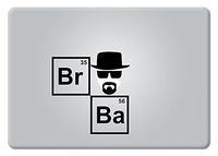 Breaking Bad Heisenberg Br Ba for MacBook Laptop Vinyl Decal Sticker