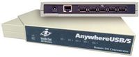 Digi International AW-USB-5M-W Digi Anywhereusb 5 Port USB Over IP Hub with Multi-Host Connections