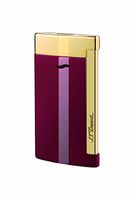 S.T. Dupont Slim 7 Lighter - Lotus Red & Golden Finishes