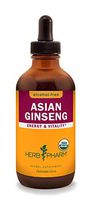 Herb Pharm  Asian (Panax) Ginseng Liquid Glycerite for Energy and Stamina, Alcohol-Free Glycerite, 4 Ounce