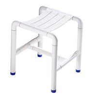 Bath Stool Shower Stool Bathroom Seat Durable Aluminum Bathing Aid for Elderly Disabled Pregnant Woman Universal Bath Seat