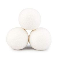 Yeefant 6-Pack Premium Sheep Wool Dryer Balls, No Fillers, Natural Reusable Natural Fabric Softener, Reduces Drying Time 6CM