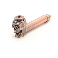 Exclusively Designed Mini Skull Pipe with Detachable Private Tool Small Pipe (Bronze)