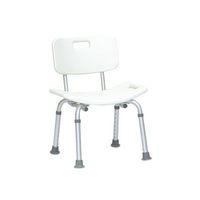 ISG102TFX - Professional Medical Imports (pmi) Bath Bench with Back Blow Molded 17 x 17 Leg Span