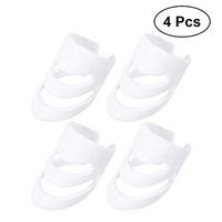 SUPVOX 4pcs Guitar Fingertip Protectors Silicone Finger Guards Finger Picks Protector Finger Caps for Ukulele Electric Guitar Mandolin