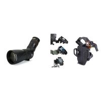 Celestron Hummingbird 9-27x56mm ED Micro Spotter Birder-Friendly Spotting Scope, Black (52308) with Universal Smartphone Adapter