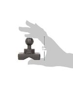 RAM MOUNTS (RAM-B-235U Double U-Bolt Base with 1" Ball for Rails from 0.75" to 1.25" in Diameter