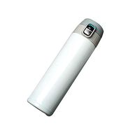 ZHENQ Travel Thermos Cup Portable Stainless Steel Flask Thermos Coffee Cup Cup Office Water Bottle Strong and Durable Warm Lasting (Color : B)