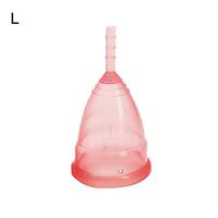 ekqw015l Blossom Menstrual Cup! Say No to Tampons.Women Feminine Hygiene Medical Soft Silicone Foldable Reusable Menstrual Cup L