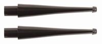 2 Black Straight Filter Bit Replacement Stem Miss Meerschaum Corncob Pipe