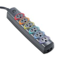 KMW62147 - Kensington SmartSockets Color-Coded Strip Surge Protector