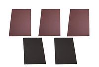 Match Strike Paper Striker Sheet Adhesive Back Survival Emergency Brown (5) 8" x 11" (3 Honeycomb Brown/ 2 Solid Black)