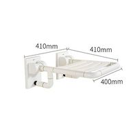 Shower seat,Folding seats [wall mount] Wall mount Changing shoes Old people Disabled Pregnant women Sitting stool Bath wall-B