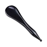 LWBTOSEE Natural Buffalo Horn Guasha Plate Gua Sha Scraping Massage Tool for SPA (B)