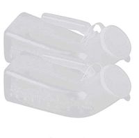 2PSC Transparent 1000ml Car Travel Camping Men's Male Pee Urinal Bottle Emergency Toilet Men Urinal Pee Bottle with Lid