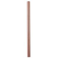 Stainless Steel Straws, Rainbow Colored Straws, Iuhan Reusable Ultra Long 8.46 inch Drinking Metal Straws for Tumblers Rumblers Cold Beverage (Rose Gold)