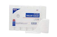 Dukal Rolled Gauze, Non-Sterile, 3" W x 5 yd. L, 2-Ply (12 Bags of 8) (Pack of 96)