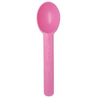 Karat Earth KE-U2300 (Pink) Bio-Based Heavy Weight Colored Spoon - Pink (Case of 1000)