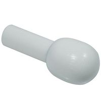 Europa Mushroom Rolling Cane Tip - 5-8 inch White