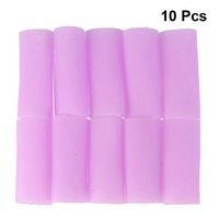 SUPVOX 10pcs Finger Sleeves Thumb Braces Support Elastic Compression Protector Braces for Relieving Pain Calluses Arthritis