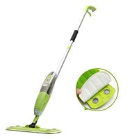 OZQP Home Integrated Spray Mop Floor Cleaning Steam Mop 360° Rotation, 600 Ml Volumetric Microfiber Mat (Green)