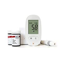LHYCM Blood Glucose Meter Diabetic Blood Sugar Detection Glucose Meter Household 50/50 pcs Test Strips Lancets