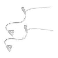 Tweak Hearing Replacement Tubes for Tweak Focus+T and TweakConnect Hearing Amplifiers (Small (1B) Left, Sleeve Tip)