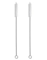 2 Qty Drink Straw Cleaning Brush - Bristle Cleaner for Stainless Steel Drinking Straws