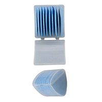 Alisy Tailors Chalks - Triangle Chalks for Tailoring, Sewing, Quilting, Crafting, Notions, Fabric Marking, Dressmaker Erasable Sewing (Blue)