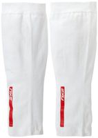 2XU Men's Compression Calf Sleeves, XX-Large, White/White